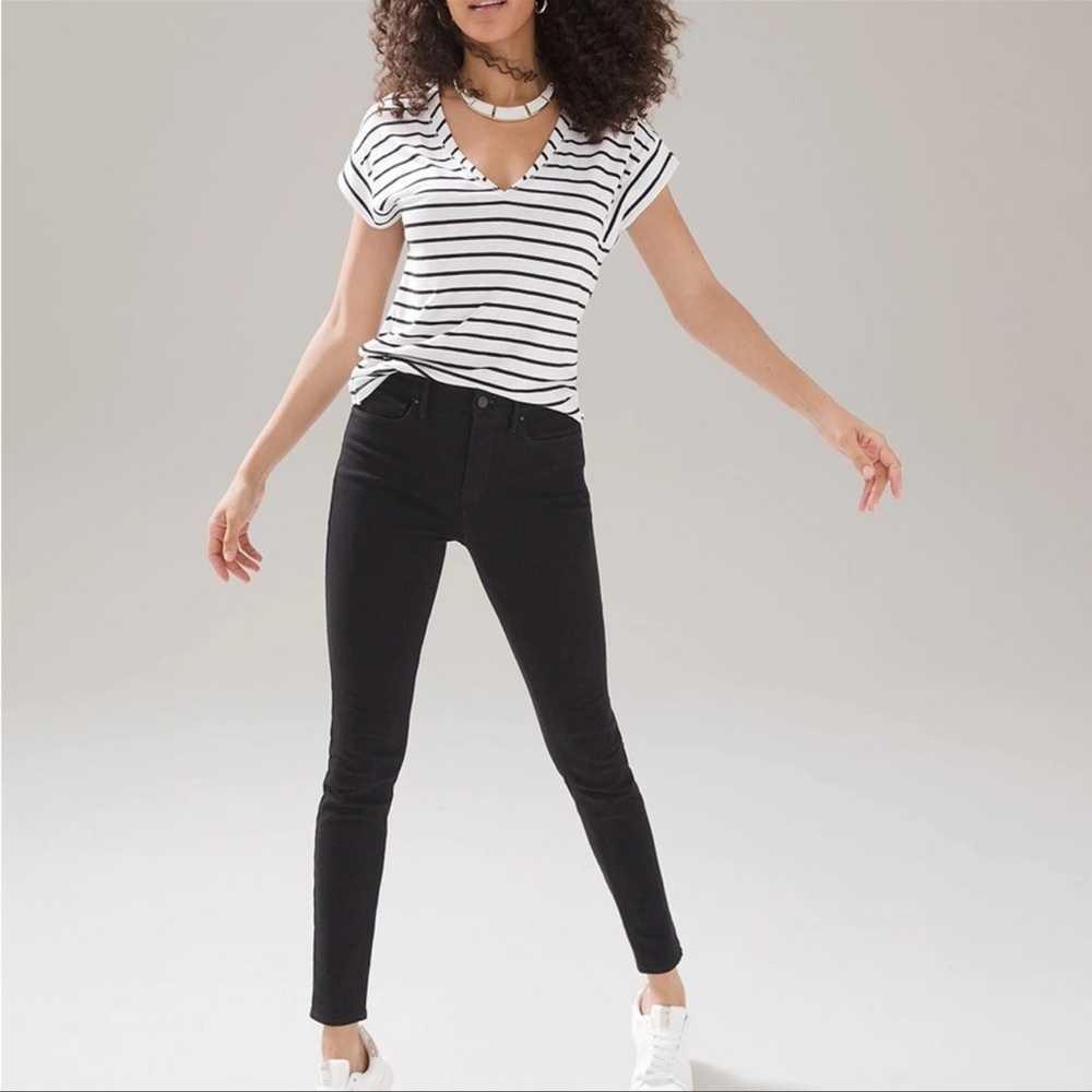 WHBM High-Rise Skinny Ankle Jeans